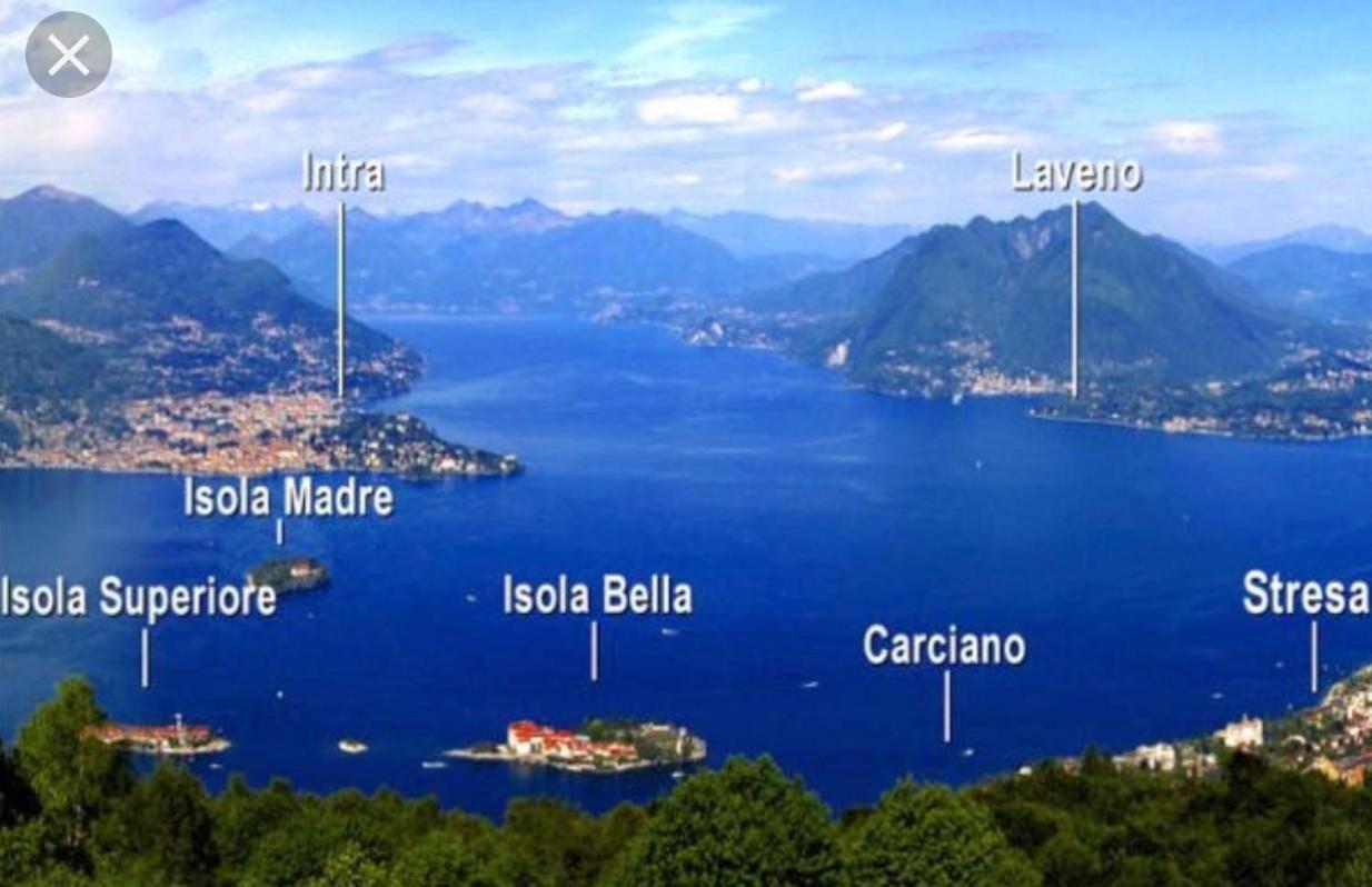 Casa Chia Lago Maggiore Laveno Exterior photo